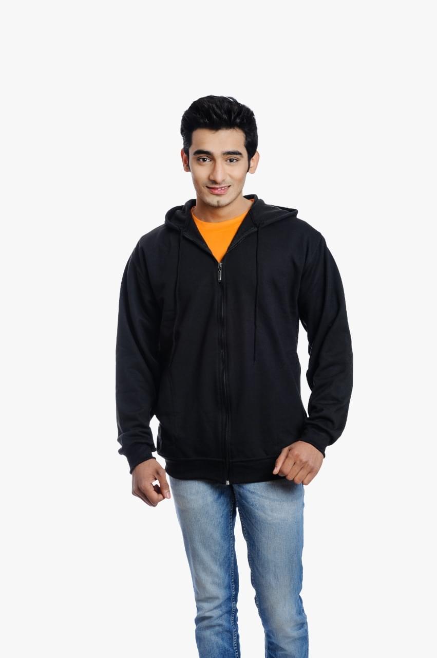 Zipper Black Hoodies